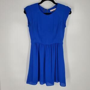 Rebecca Taylor Royal Blue Fit and Flare Mini Dress
